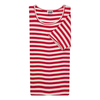 Nørgaard På Strøget 101 Short Sleeve Broadway, Red/Ecru